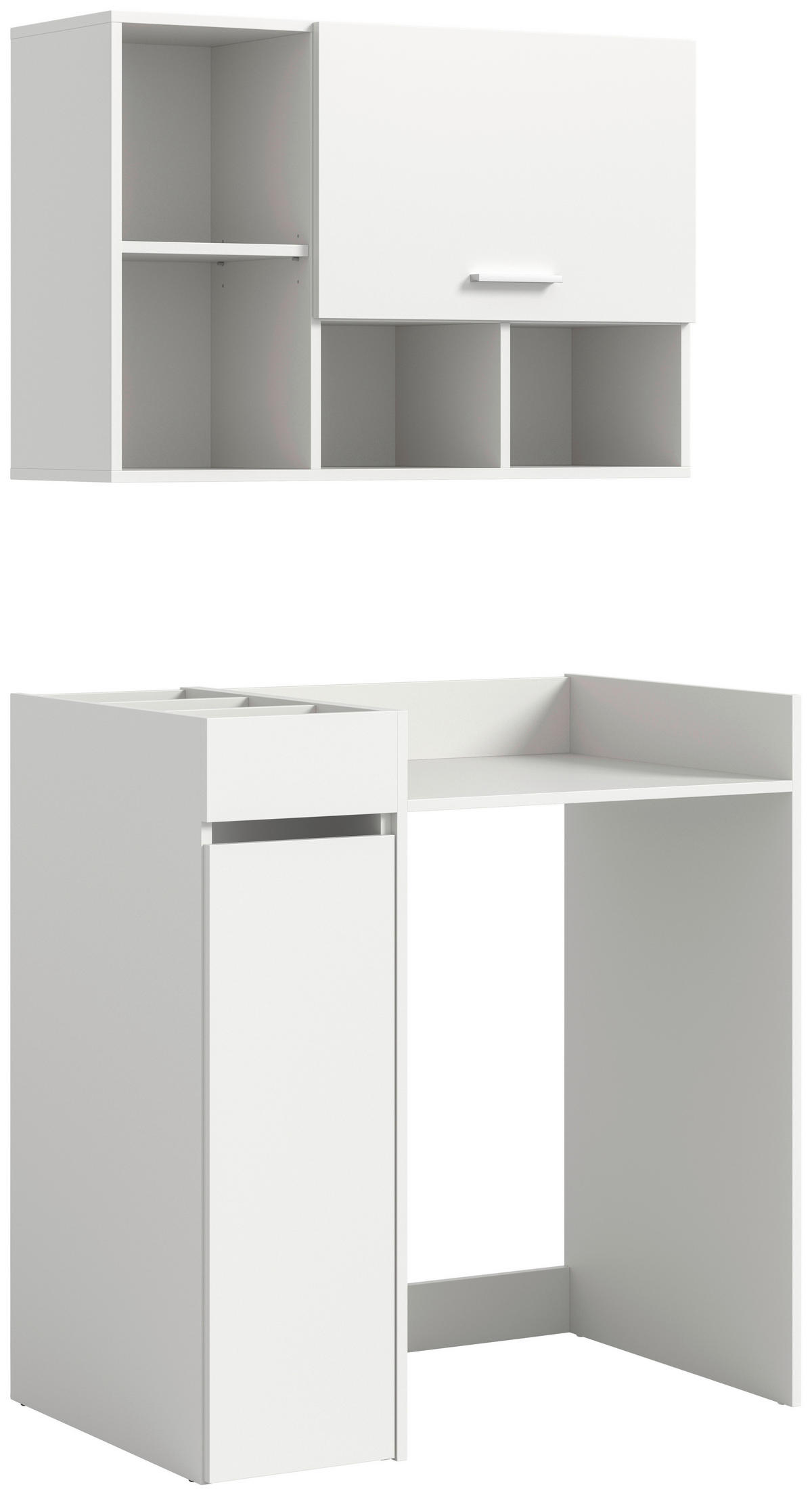 Waschmaschinenumbauschrank Free weiß B/H/T: ca. 95x195x60 cm Free - weiß (95,00/195,00/60,00cm) - xonox.home