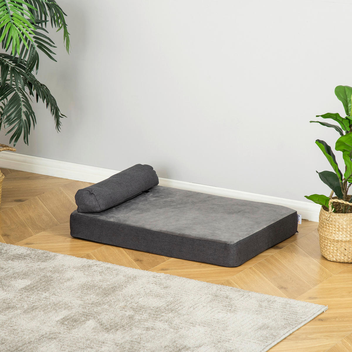 PawHut Hundebett Hundebett - (75,00/55,00/20,00cm) - PawHut