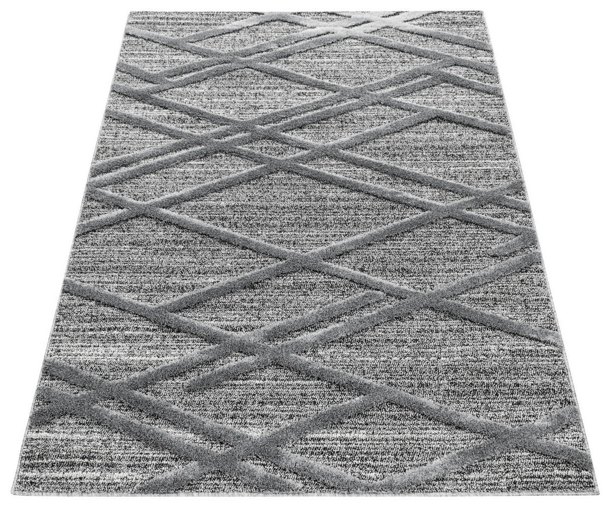 Ayyildiz Teppich PISA grau B/L: ca. 280x370 cm PISA - grau (280,00/370,00cm) - Ayyildiz