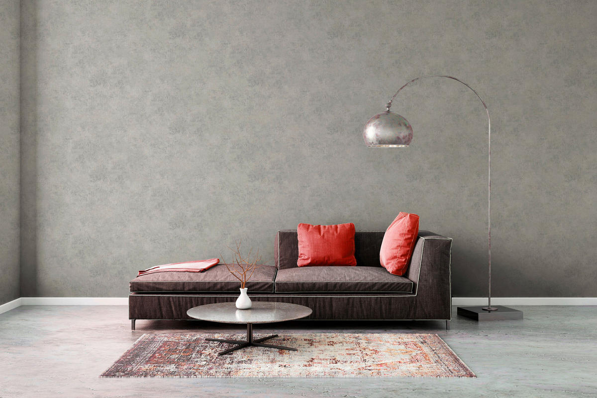 A.S.Creation Vliestapete grau B/H/D: ca. 53x1005x7,7 cm Vliestapete - grau (7,70/1005,00cm) - A.S.Creation