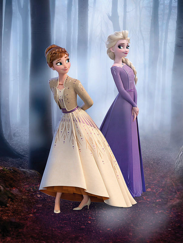 Komar Poster Frozen Wood Walk Disney B/L: ca. 30x40 cm Frozen Wood Walk - (30,00/40,00cm) - Komar