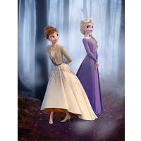 Komar Poster Frozen Wood Walk Disney B/L: ca. 30x40 cm Frozen Wood Walk - (30,00/40,00cm) - Komar