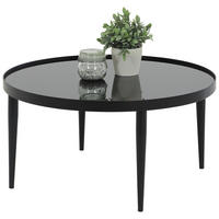 Couchtisch Ronda schwarz H/D: ca. 40x80 cm Ronda - schwarz (80,00/40,00cm) - Hela