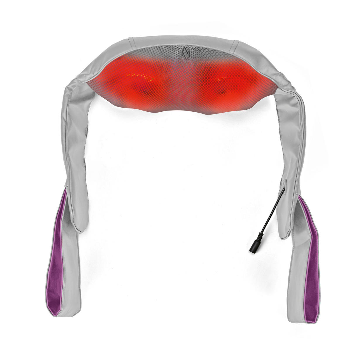 CLEANmaxx Shiatsu-Massagegerät grau lila Shiatsu-Massagegerät_VITALmaxx - lila/grau - CLEANmaxx