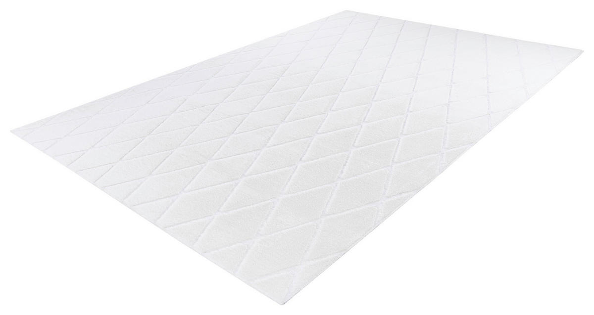 360Living Teppich Vivica weiß B/L: ca. 160x230 cm Vivica - weiß (160,00/230,00cm) - 360Living