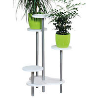 Kesper Blumenständer weiß Spanplatte B/H/T: ca. 64,5x72,5x46 cm Blumenständer - weiß (64,50/72,50/46,00cm) - Kesper