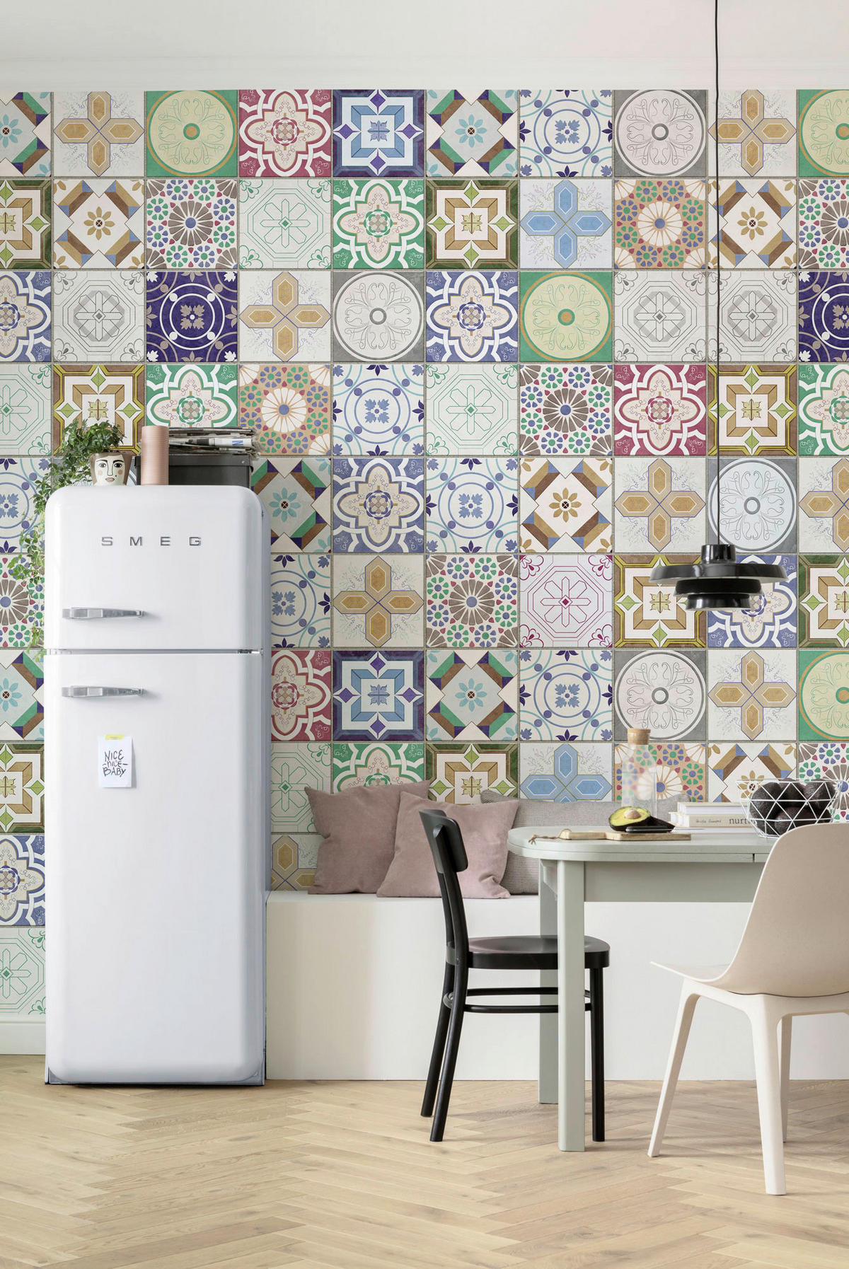 Komar Fototapete Marrakech Mosaik B/L: ca. 400x250 cm Marrakech Mosaik - (400,00/250,00cm) - Komar