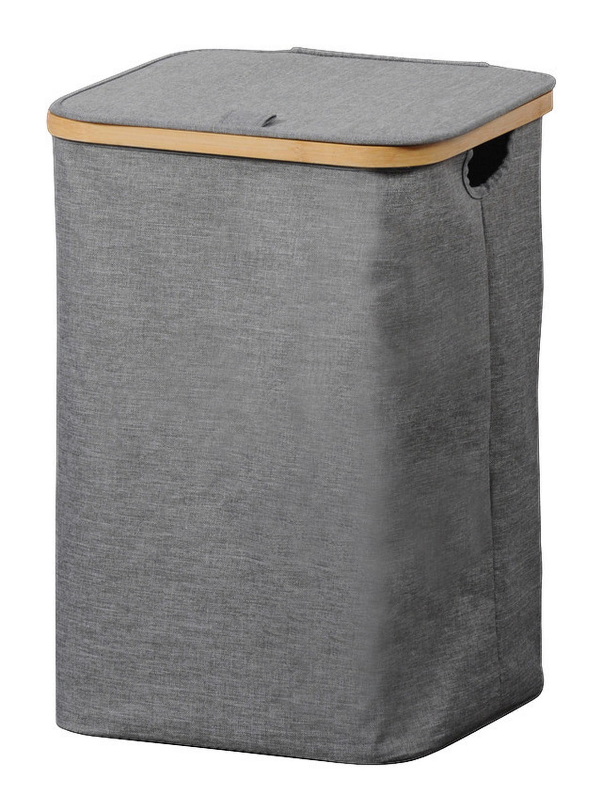 Kesper Wäschesammler grau Polyester B/H/L: ca. 33x50x33 cm Wäschesammler - grau (33,00/33,00/50,00cm) - Kesper