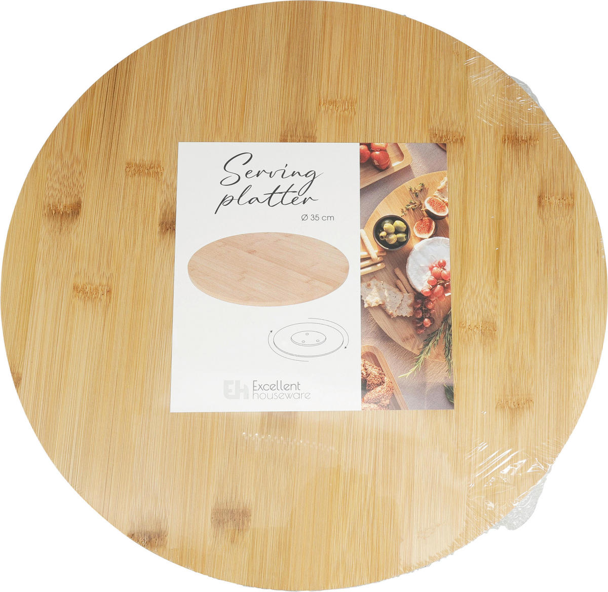 Servierplatte Servierplatte_drehend - (3,40/35,00/35,00cm)