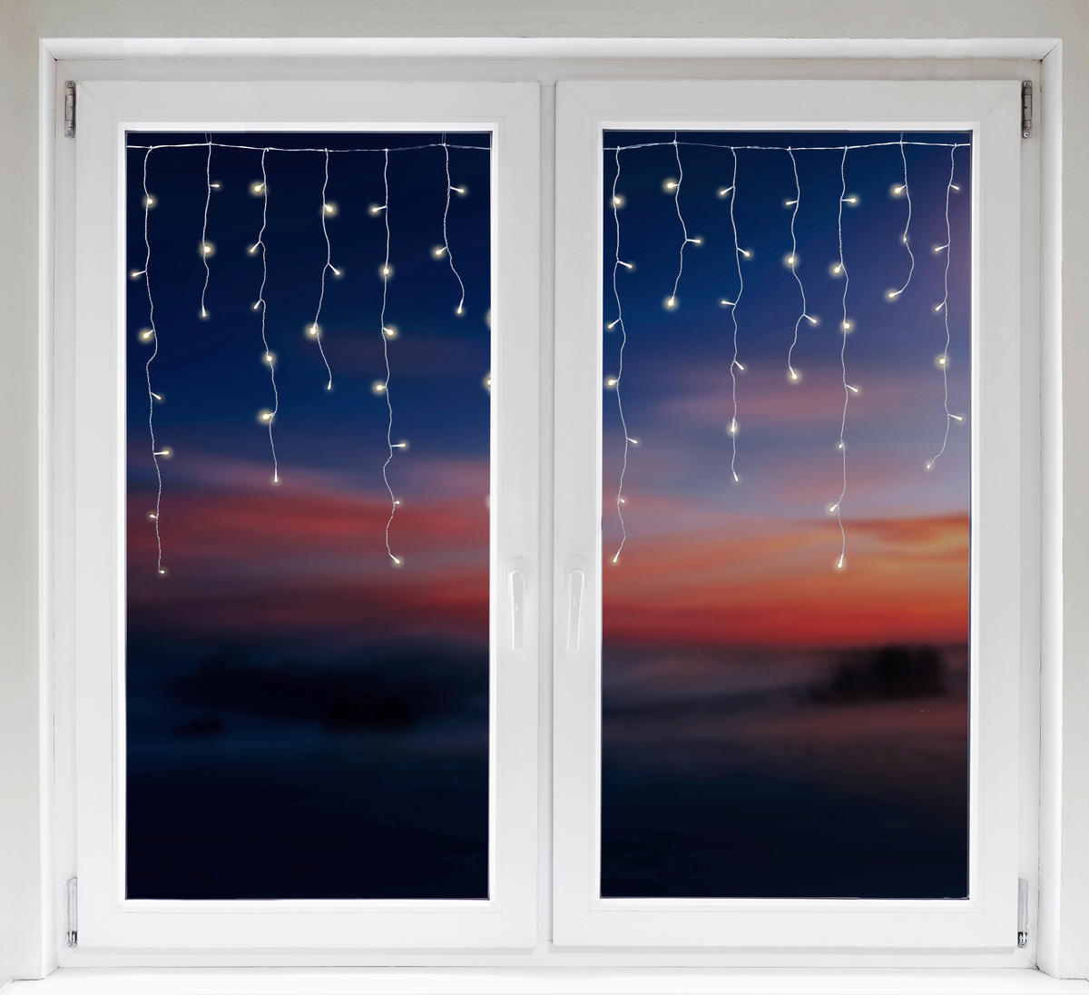 POCOline LED-Lichtervorhang warmweiß Kunststoff L: ca. 500 cm LED-Lichtervorhang - warmweiß (500,00cm) - POCOline
