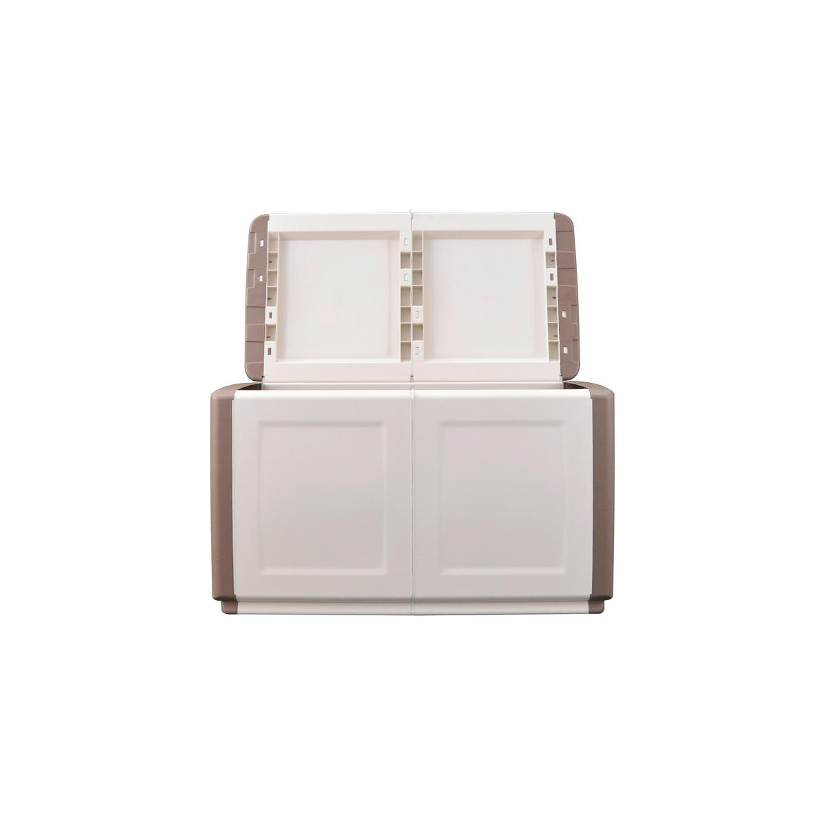 Artplast Multibox Cubo braun B/H/L: ca. 53x57x96 cm Cubo - braun/beige (96,00/53,00/57,00cm) - ArtPlast