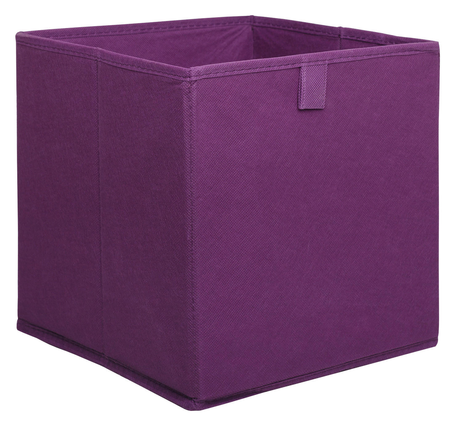 Stoffbox violett B/H/T: ca. 24x24x24 cm