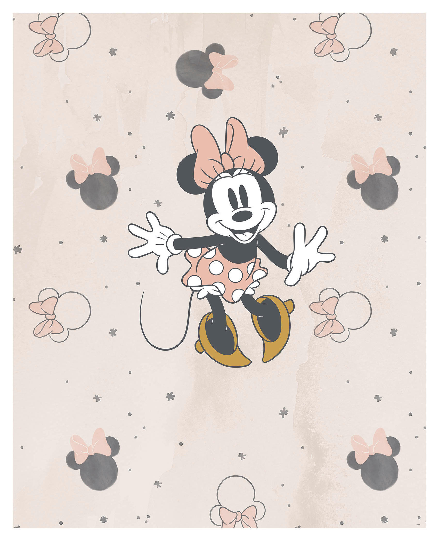 Komar Fototapete Minnie Party Mouse Disney B/L: ca. 200x250 cm Minnie Party Mouse - (200,00/250,00cm) - Komar