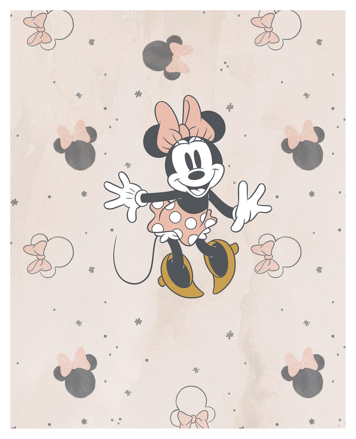 Komar Fototapete Minnie Party Mouse Disney B/L: ca. 200x250 cm Minnie Party Mouse - (200,00/250,00cm) - Komar