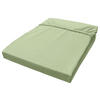 Jersey Spannbetttuch Spannbetttuch-Jersey 180x200cm - grün (180,00/200,00cm) - Trendline by Biberna