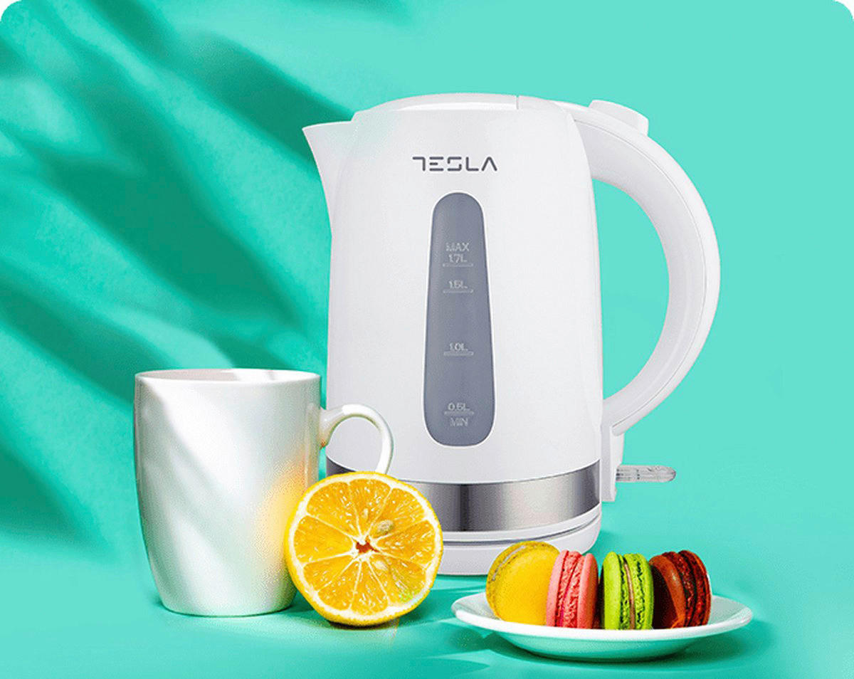 Tesla Wasserkocher KT200WX - weiß (26,00/18,80/19,00cm) - Tesla