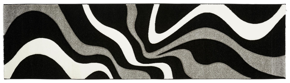 Webteppich Casino schwarz B/L: ca. 60x110 cm Casino - schwarz/grau (60,00/110,00cm)