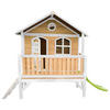 AXI Spielhaus Stef braun B/H/L: ca. 349x233x212 cm Stef - braun/weiß (212,00/349,00/233,00cm) - AXI