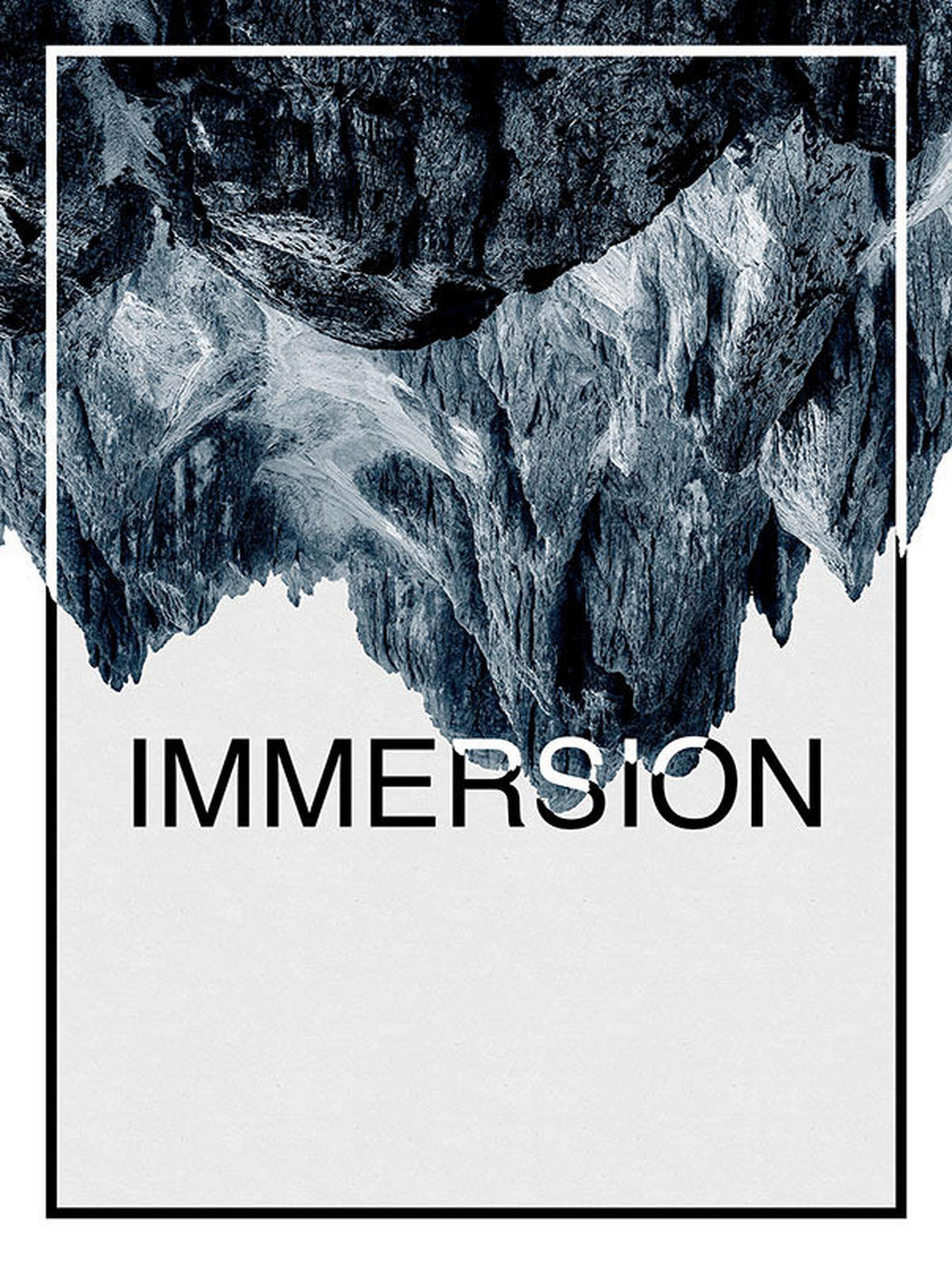 Komar Poster Immersion Steel Landschaft B/L: ca. 30x40 cm Immersion Steel - (30,00/40,00cm) - Komar
