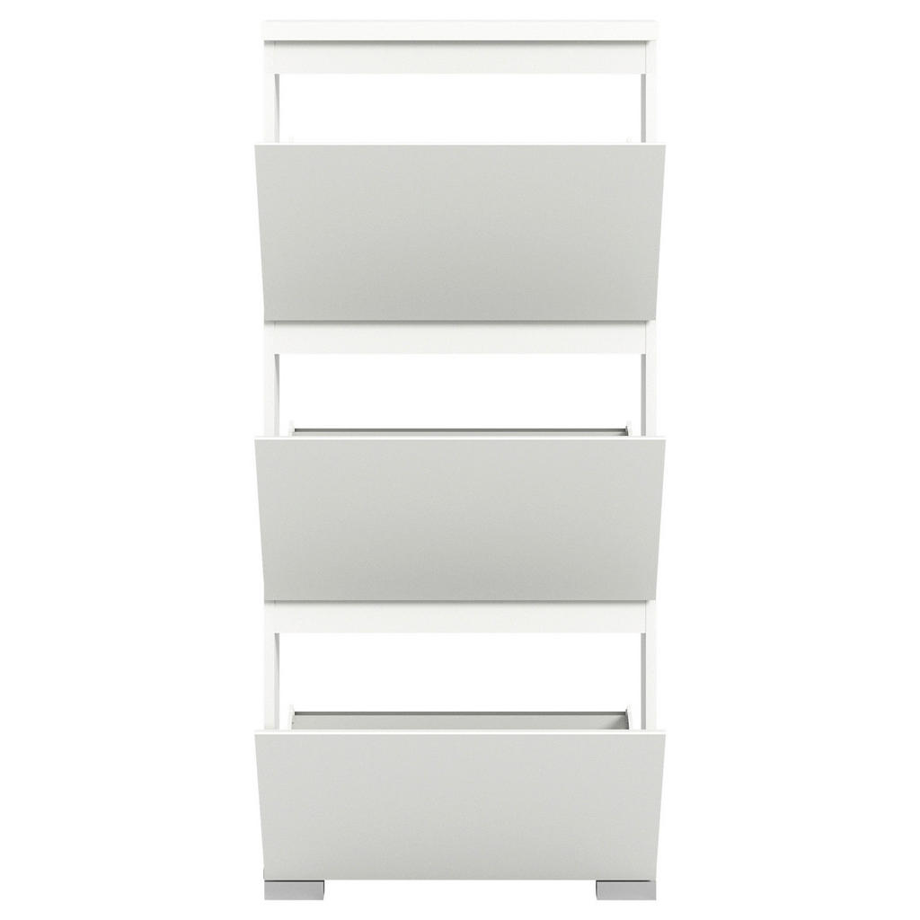 Thumbnail - Schuhschrank Shoelove weiß B/H/T: ca. 60x130x18 cm