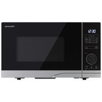 Sharp Mikrowelle YC-PS254AE-S silber Glas B/H/T: ca. 48,3x28,1x40,3 cm Mikrowelle YC-PS254AE-S Sharp - silber (48,30/28,10/40,30cm) - Sharp