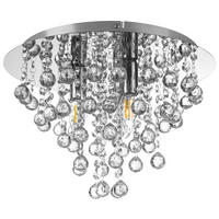 GLOBO Deckenleuchte LONDON 63040306X Chrom Metall H/D: ca. 26x38 cm E14 3 Brennstellen LONDON - Chrom (38,00/26,00cm) - GLOBO