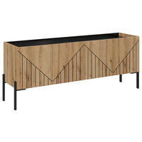 TV-Lowboard Neo Evoke Oak Nachbildung schwarz B/H/T: ca. 153x62x40 cm Neo - schwarz (153,00/62,00/40,00cm) - xonox.home