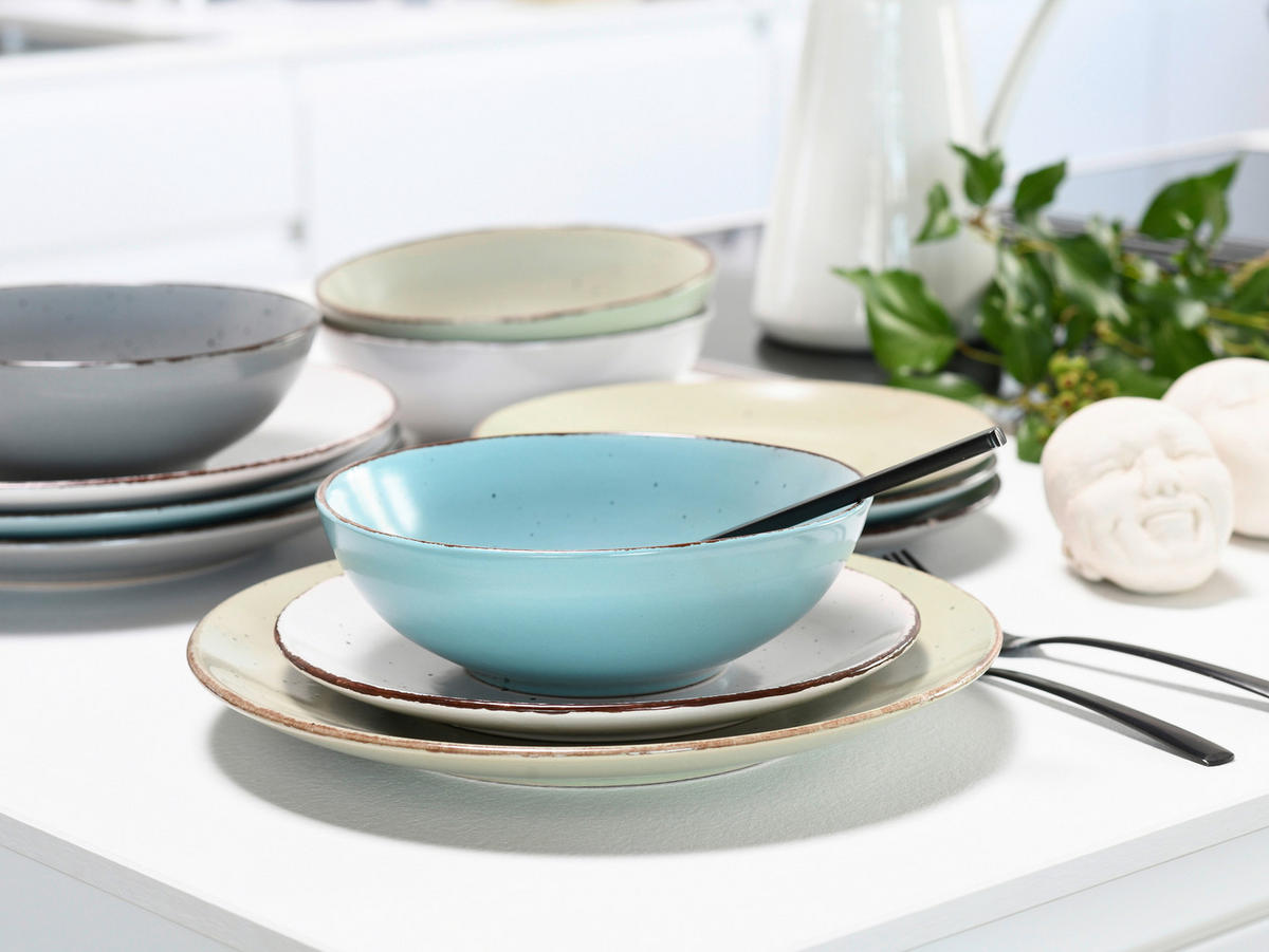 CreaTable Kombiservice Fashion multicolor Keramik 16 tlg. Fashion - multicolor - CreaTable