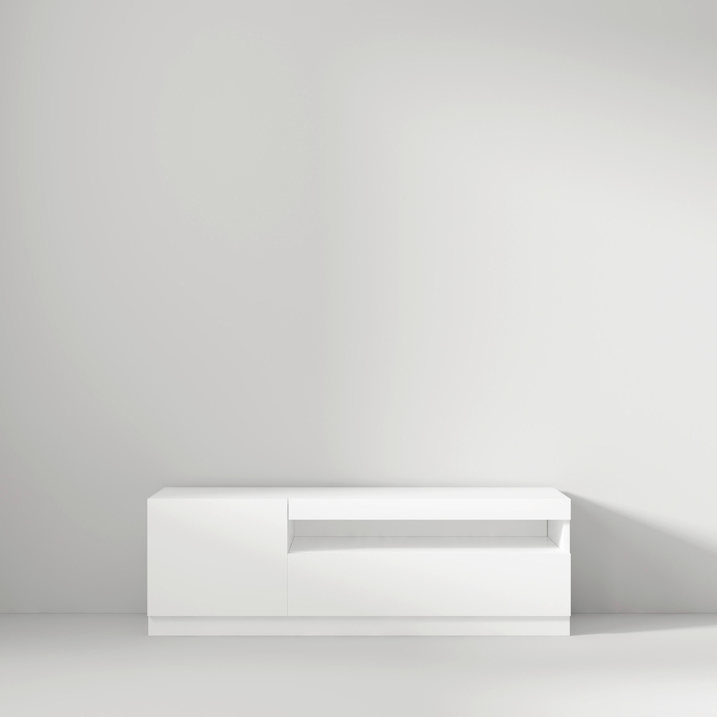 TV-Lowboard 9178 weiß B/H/T: ca. 240x40x37 cm 9178 - weiß (240,00/40,00/37,00cm) - moebel17