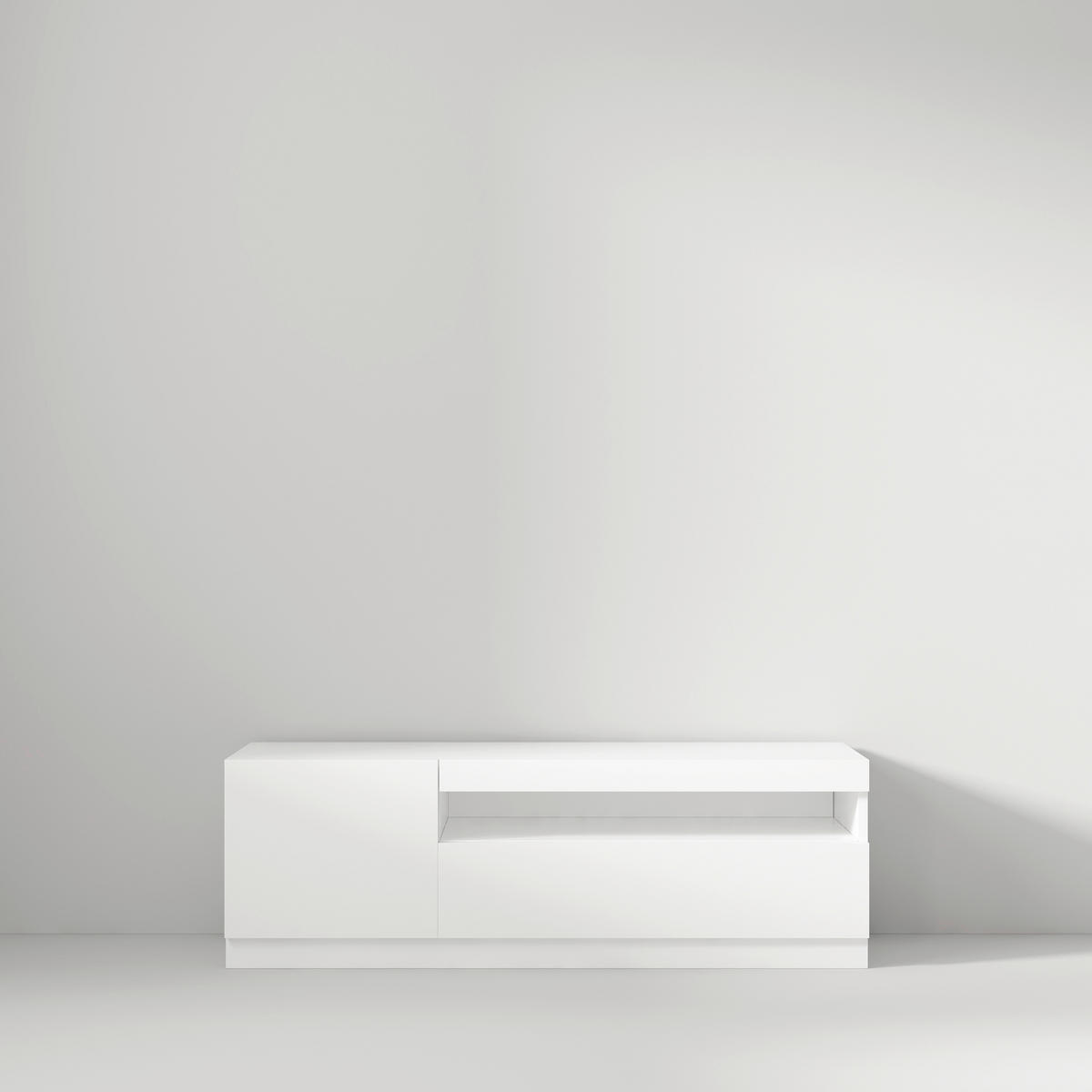 TV-Lowboard 9178 weiß B/H/T: ca. 240x40x37 cm 9178 - weiß (240,00/40,00/37,00cm) - moebel17