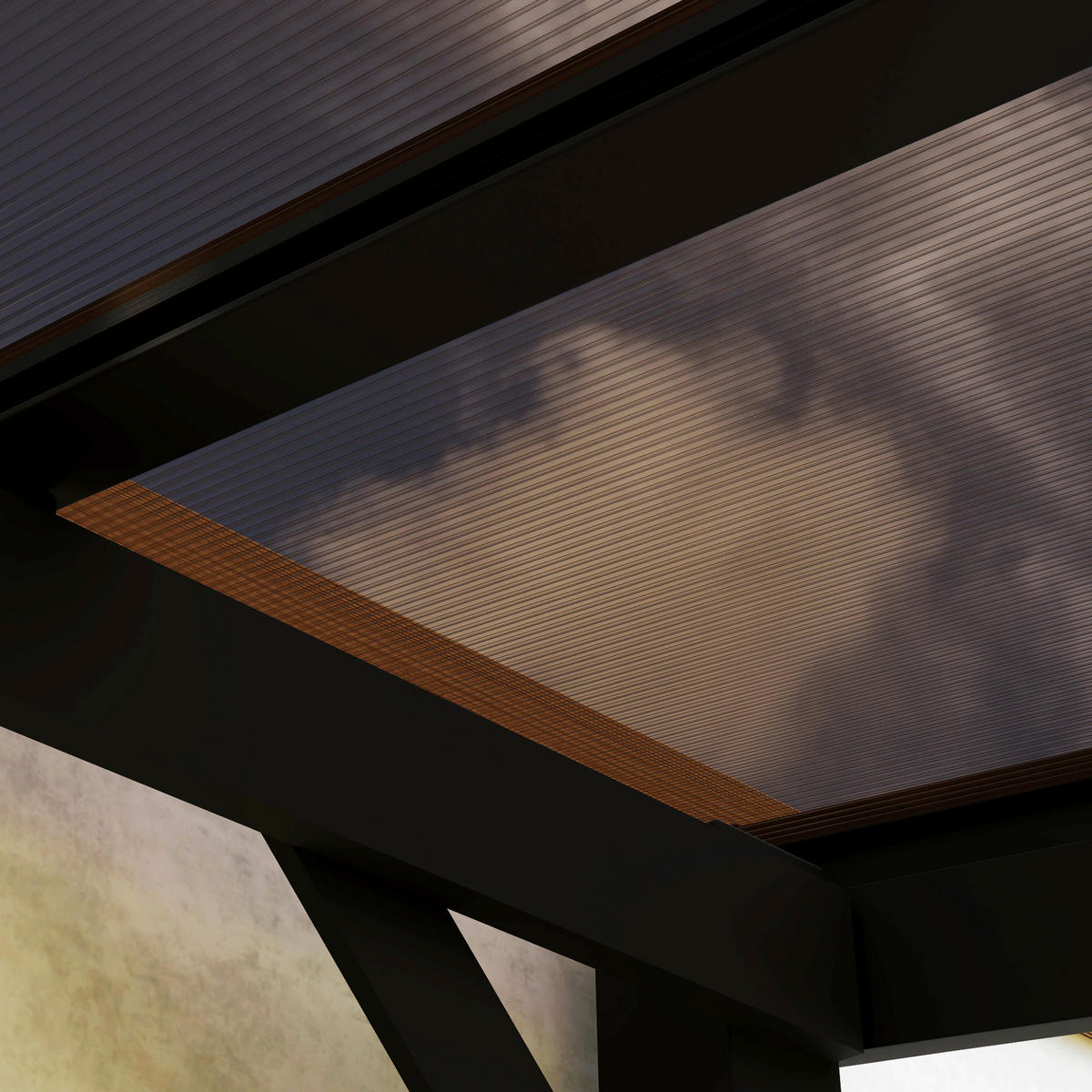 Outsunny Pergola dunkelgrau Metall B/H/L: ca. 294x258x306 cm Pergola - dunkelgrau (306,00/294,00/258,00cm) - Outsunny