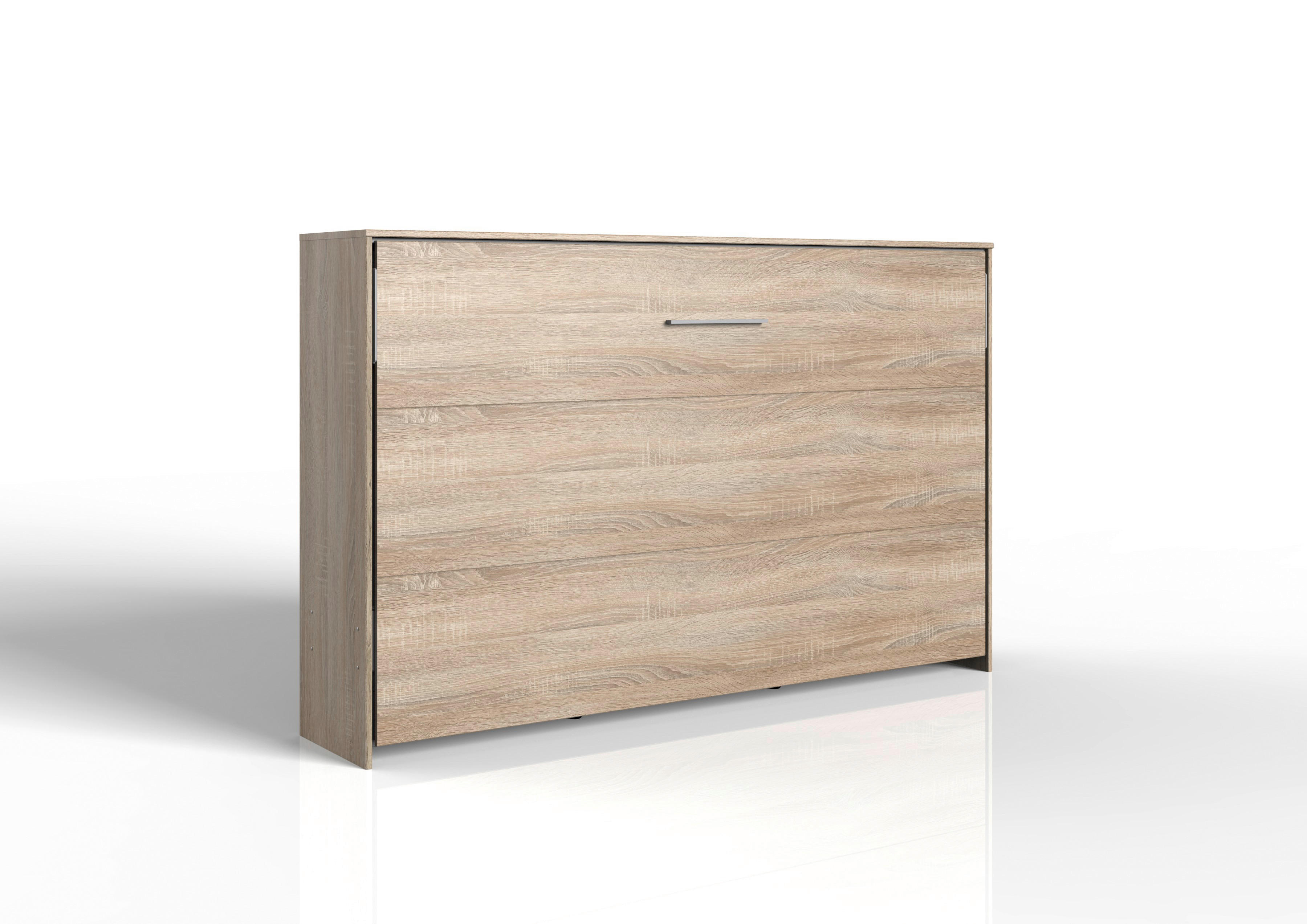 Klappbett Juist Eiche Sägerau Nachbildung Liegefläche B/L: ca. 120x200 cm Juist - Eiche (212,00/134,00/43,00cm)