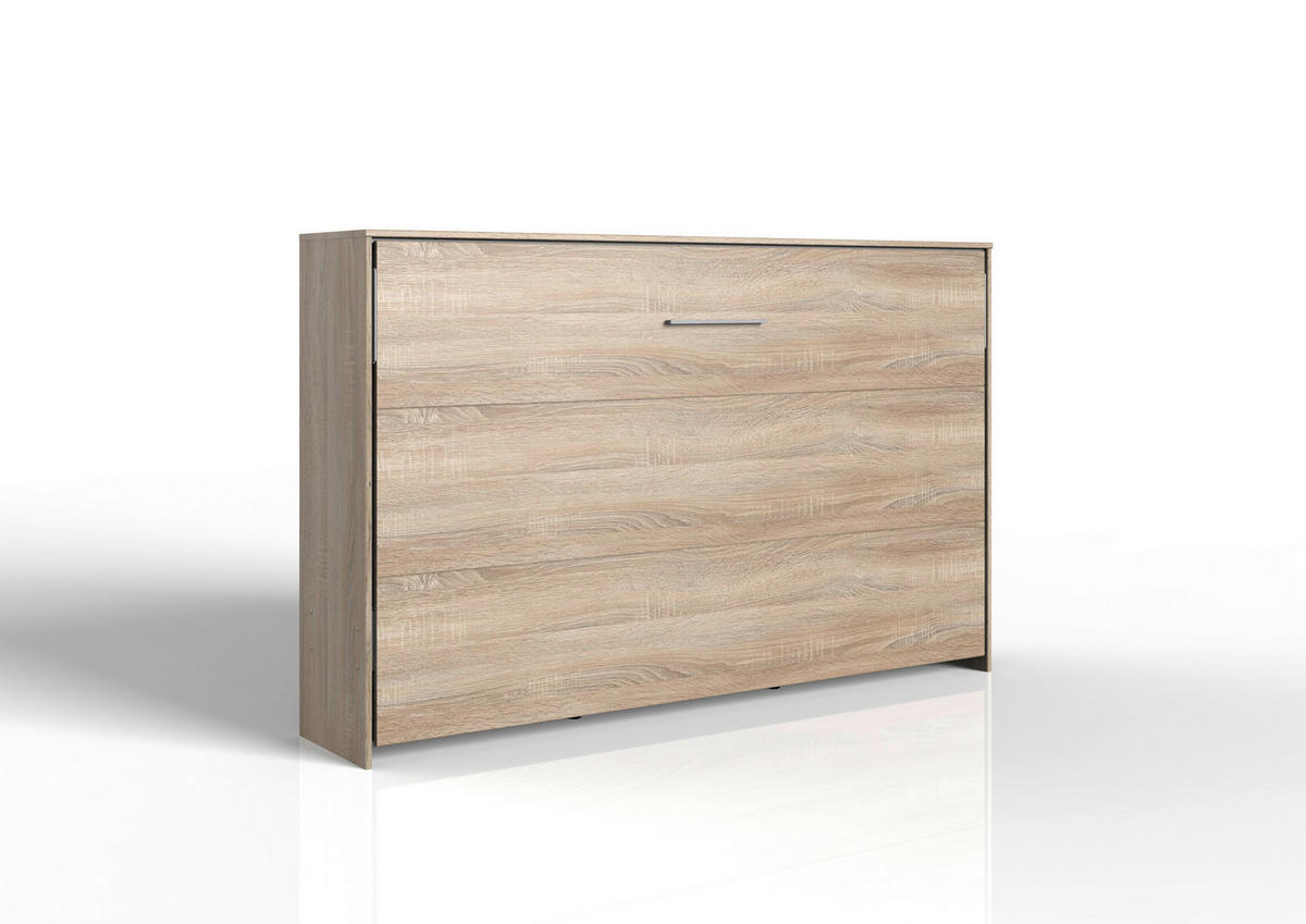 Klappbett Juist Eiche Sägerau Nachbildung Liegefläche B/L: ca. 120x200 cm Juist - Eiche (212,00/134,00/43,00cm)