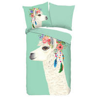 Baumwoll Bettwäsche Joey Renforce Joey - mint (135,00/200,00cm) - Good Morning