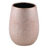 Zahnputzbecher roségold Steingut B/H/L: ca. 8x11x8 cm Zahnputzbecher_Hollywood rosegold - roségold (8,00/8,00/11,00cm) - Axentia