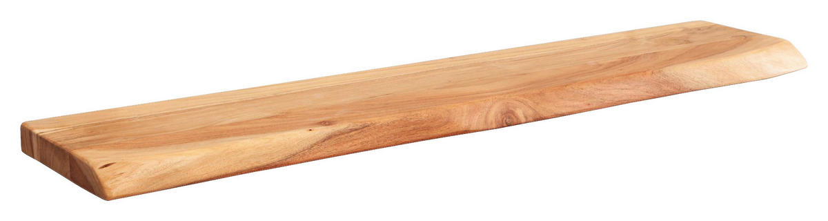 Wandregal natur B/H/T: ca. 80x4x25 cm Wandregal - natur (80,00/4,00/25,00cm) - Wohnling