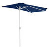 VCM Balkon-Sonnenschirm blau Polyester-Mischgewebe B/H/T: ca. 270x235x140 cm Balkon-Sonnenschirm - blau (270,00/235,00/140,00cm) - VCM