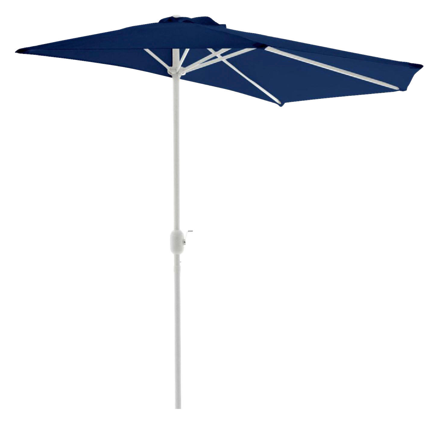 VCM Balkon-Sonnenschirm blau Polyester-Mischgewebe B/H/T: ca. 270x235x140 c günstig online kaufen