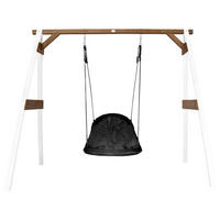 AXI Nestschaukel Roxy weiß B/H/L: ca. 254x207x160 cm Roxy - braun/weiß (160,00/254,00/207,00cm) - AXI
