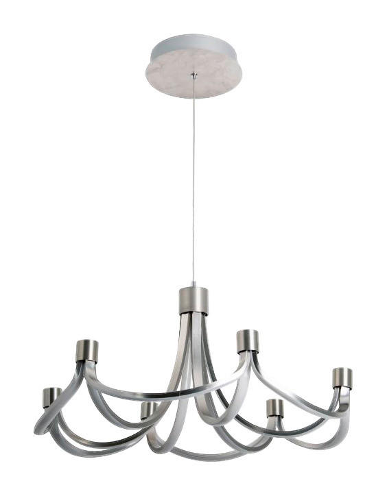 Näve Leuchten LED Pendelleuchte NV6137546 Festos - nickel matt (55,00/55,00/150,00cm) - Näve Leuchten