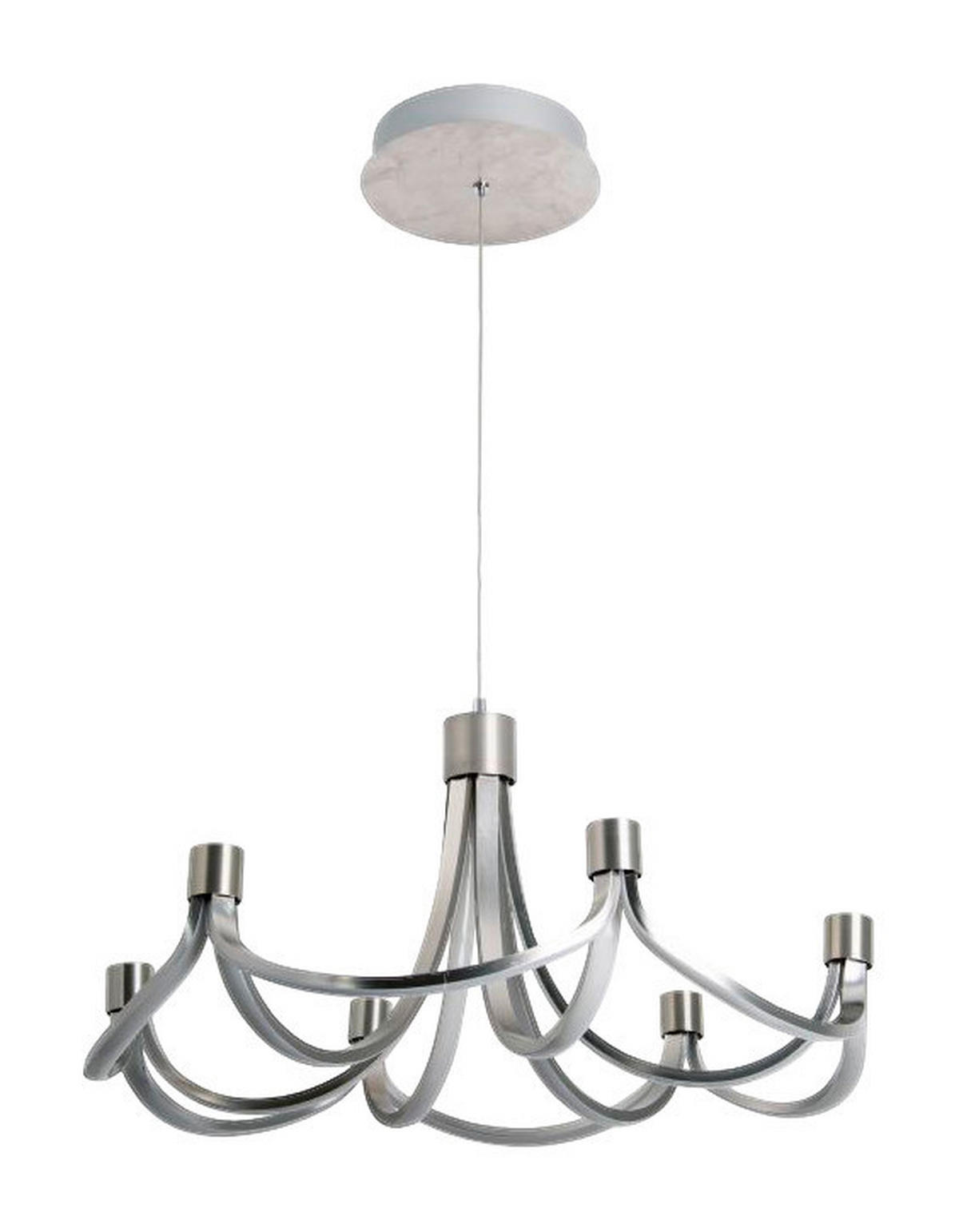 Näve Leuchten LED Pendelleuchte NV6137546 Festos - nickel matt (55,00/55,00/150,00cm) - Näve Leuchten