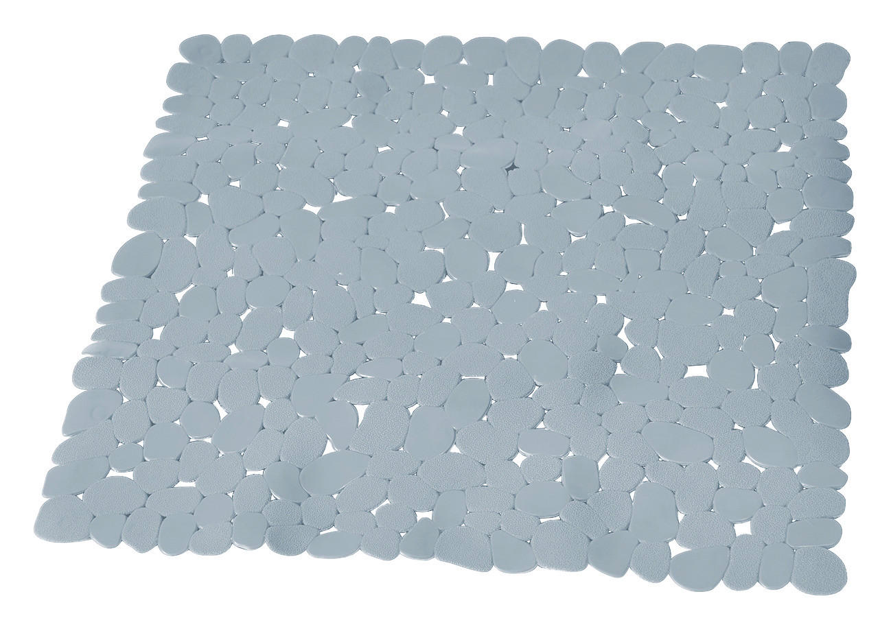 Duscheinlage grau Kunststoff Duscheinlage_Stones silber - grau (50,00/50,00cm) - Acus