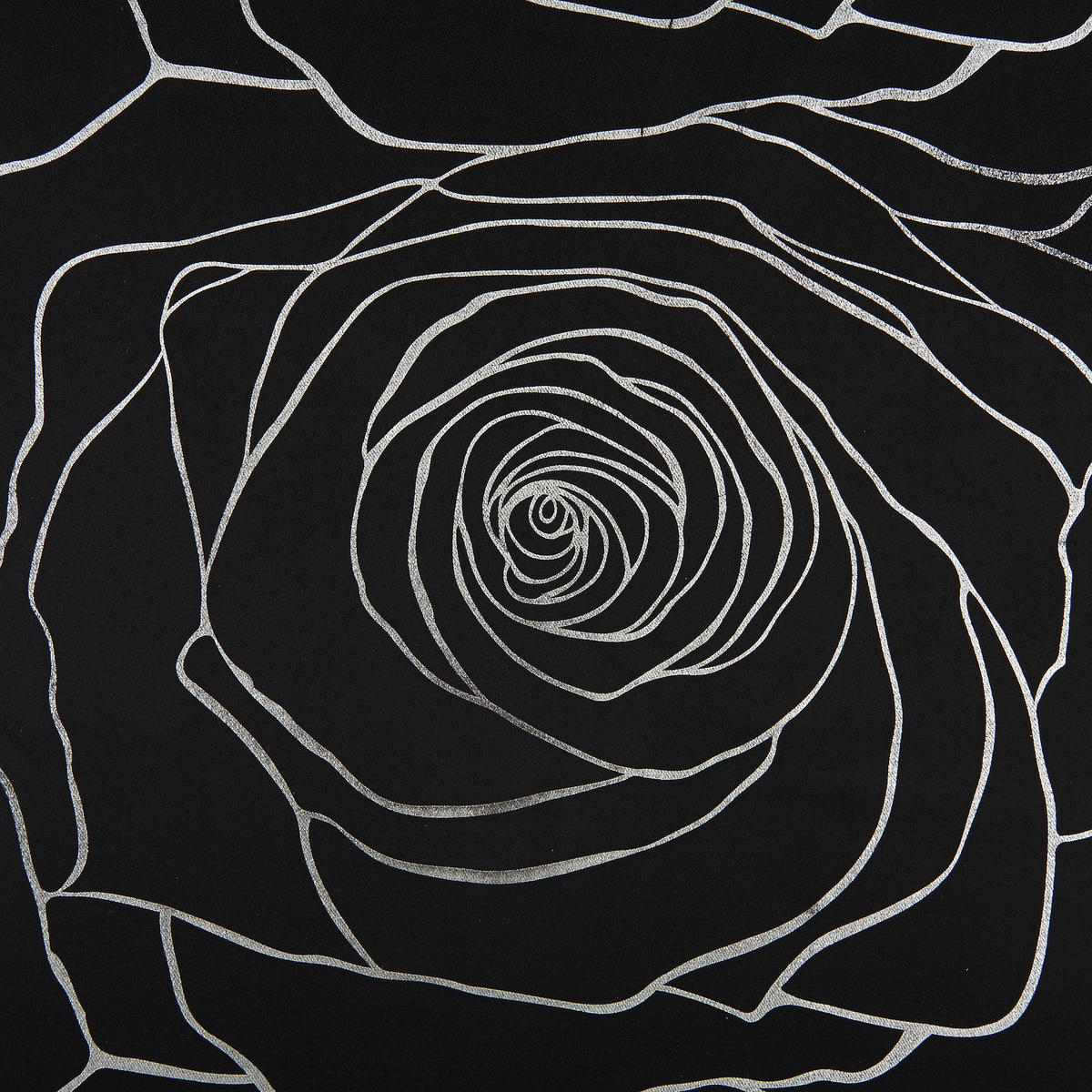 Verdunklungsvorhang Roses schwarz B/L: ca. 140x245 cm Roses - schwarz (140,00/245,00cm) - Home Essential
