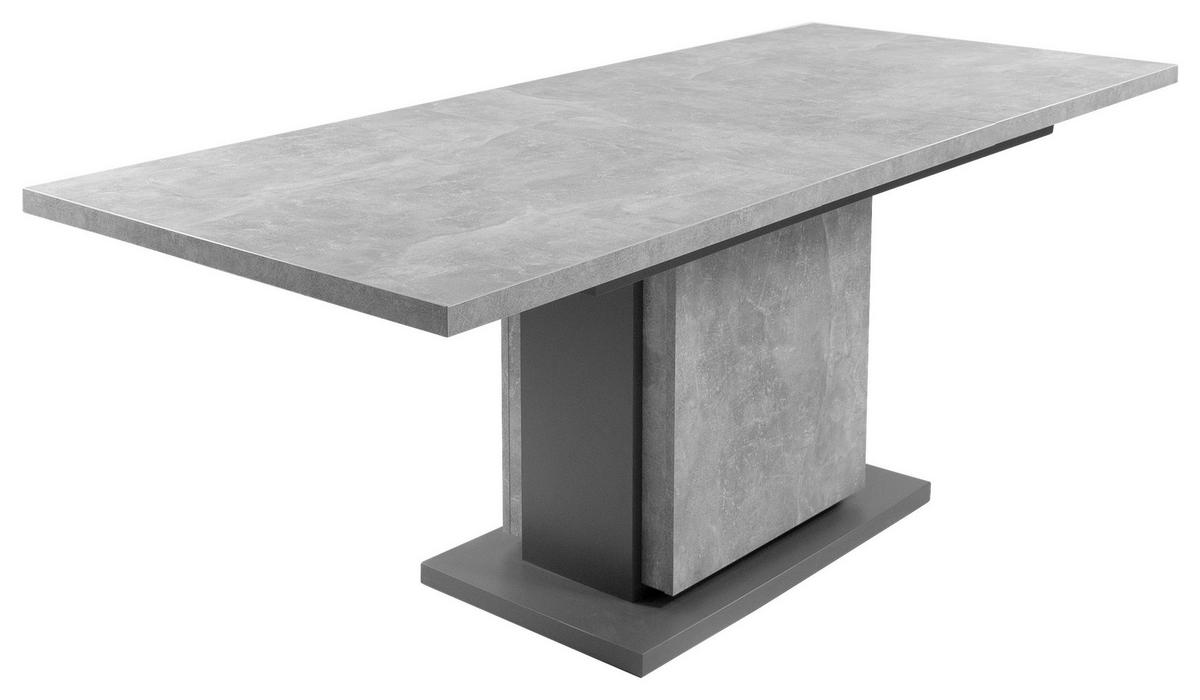 Tisch BRITTA Beton Optik anthrazit B/H/T: ca. 140x75x80 cm BRITTA - Beton/anthrazit (140,00/75,00/80,00cm) - byLIVING