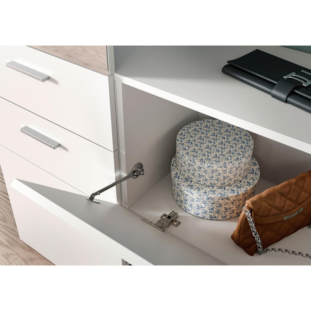 Thumbnail - Garderobenschrank VAGA weiß B/H/T: ca. 104x39x36 cm