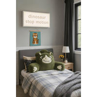 Bettsitzkissen Bettsitzkissen_Dino 66x37x48cm - khaki (66,00/48,00/37,00cm)