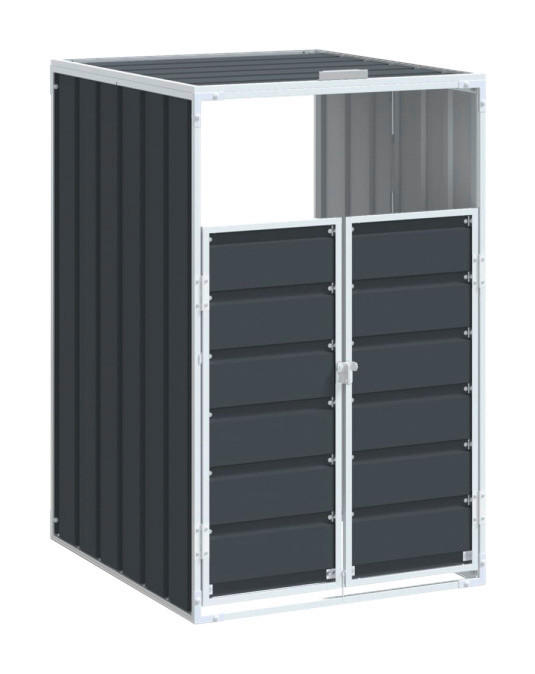 VidaXL Mülltonnenbox anthrazit Mülltonnenbox - anthrazit - VidaXL