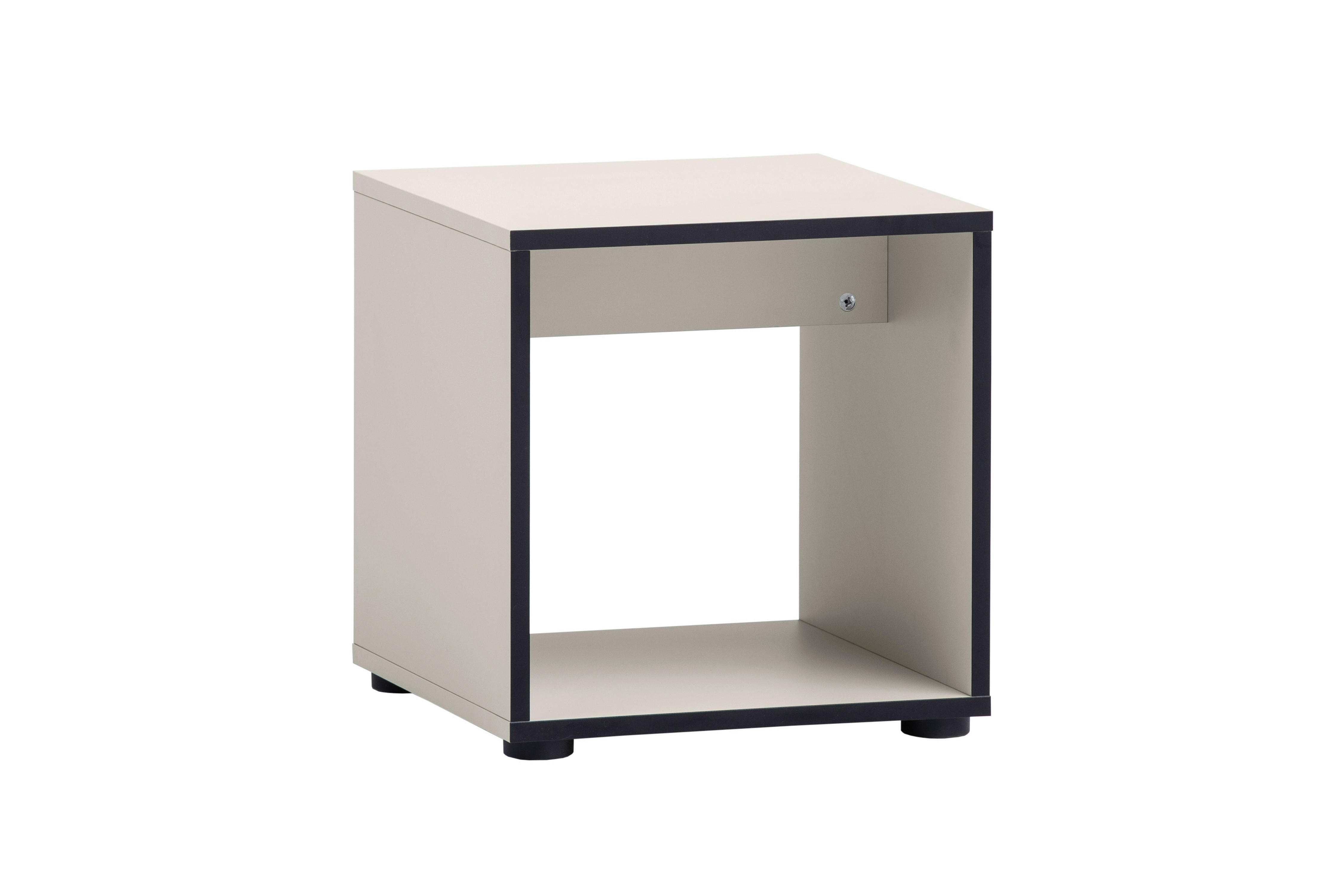 Hocker Edda beige hell B/H/T: ca. 40x42x40 cm Edda - beige (40,00/42,00/40,00cm) - Möbelpartner