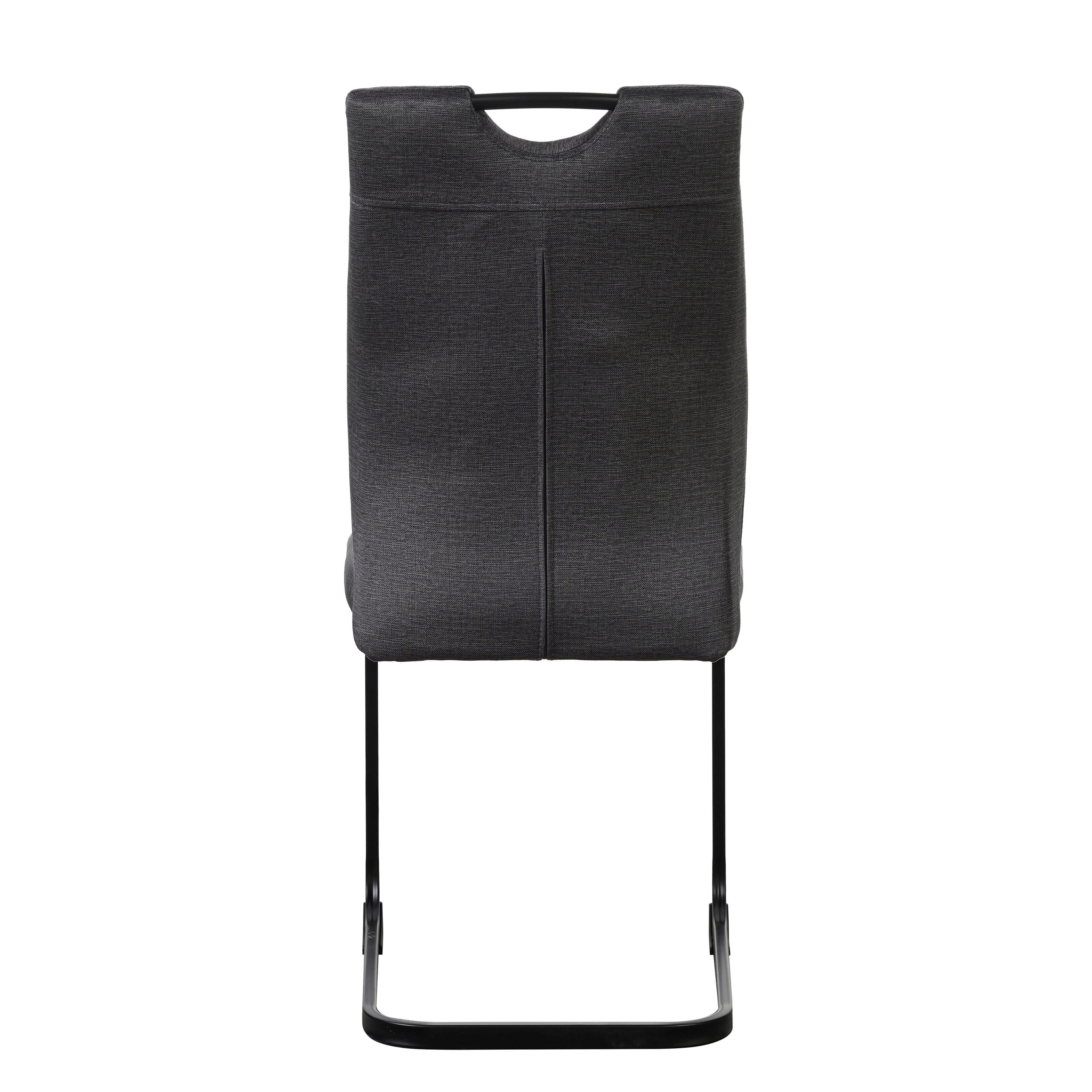 Thumbnail - Schwingstuhl Seattle anthrazit Microfaser B/H/T: ca. 44x96x59 cm