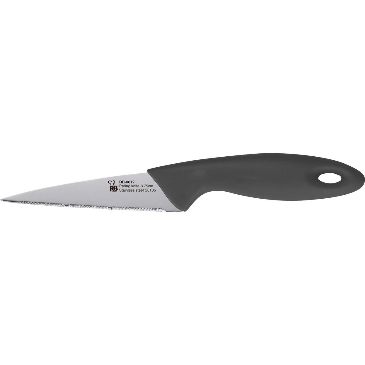 RENBERG Messerset Dresde schwarz Edelstahl 6 tlg. Dresde - schwarz - RENBERG